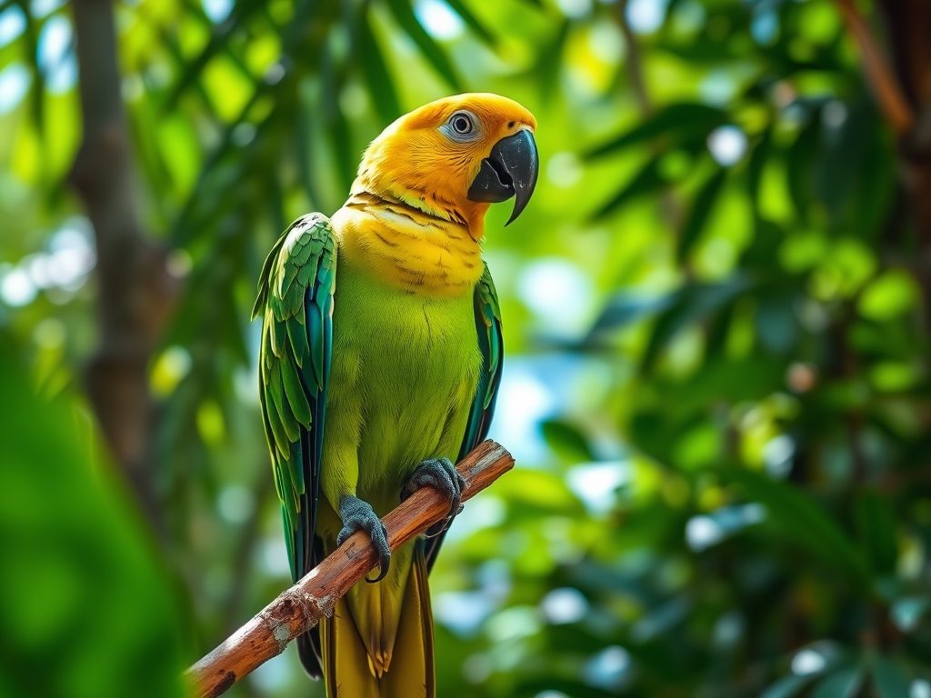 Amazonka żółtogłowa (Amazona oratrix) – charakter i wymagania hodowli w domu