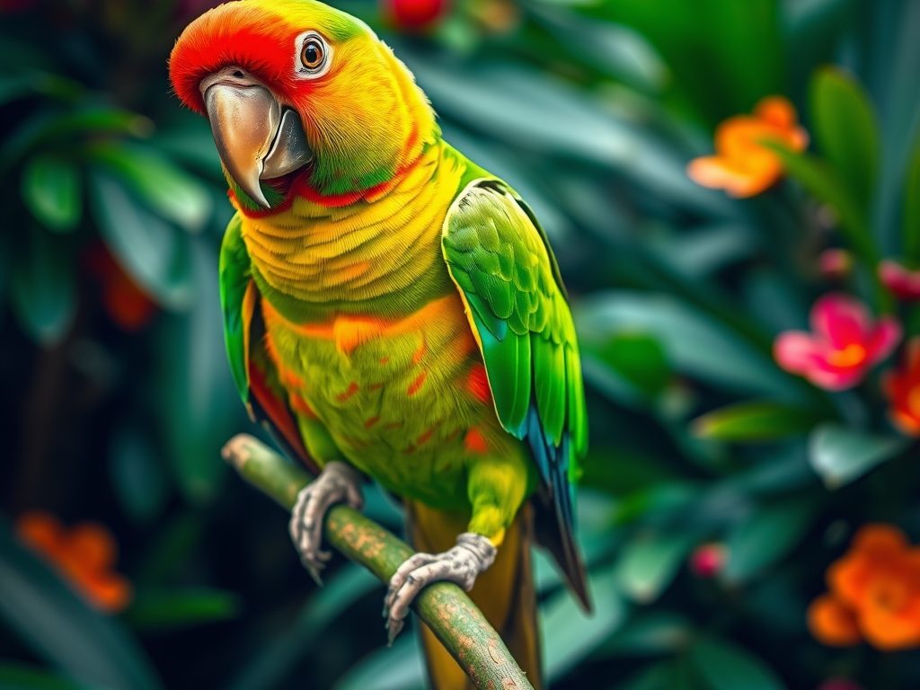 Afrykanka czerwonoczelna (Poicephalus gulielmi), czyli papuga Jardine’a – charakter i wymagania hodowlane Afrykanka czerwonoczelna (Poicephalus gulielmi), czyli papuga Jardine’a – charakter i wymagania hodowlane
